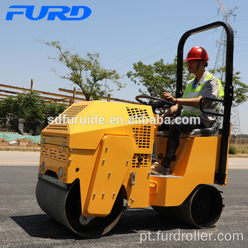 Passeio FYL-860 em rolo compactador vibratório de tambor duplo